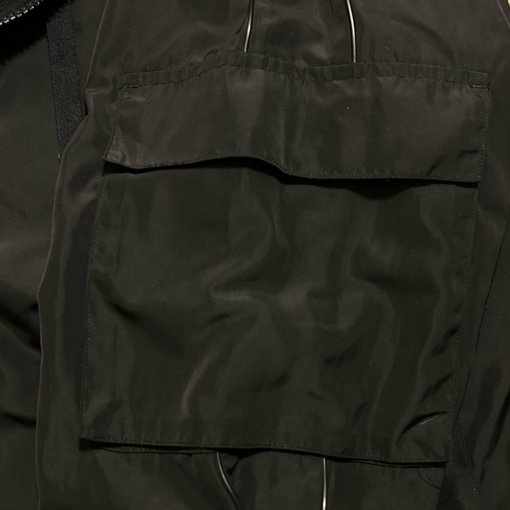 NWOT ALO Yoga Legion Reversible Hooded Oversized Black Jacket (Sz XS) - Picture 9 of 11